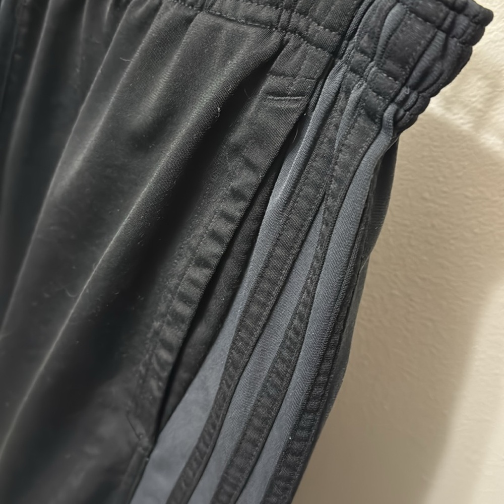 Black Adidas Track Sweatpants - Men’s Size Large - Picture 2 of 5
